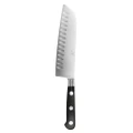 Andre Verdier Ideal 17Cm Forged Hollow Edge Santoku Knife Kitchen Decor Item Dining Utensils Black