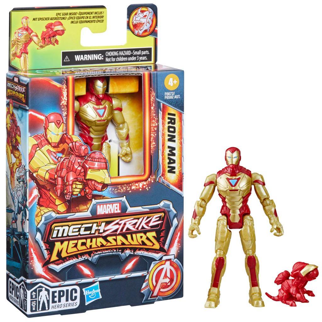 Marvel: Mech Strike - Mechasaurs Iron Man Action Figure