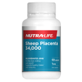 Nutra-Life Sheep Placenta 34000 With VItamin D3 60 Capsules
