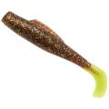 Discontinued - ZMan MinnowZ 3" Soft Plastic Fishing Lure #Rootbeer / Chartreuse Tail