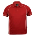 ELITE | Mens Contrast Piping Sports Polo Shirts