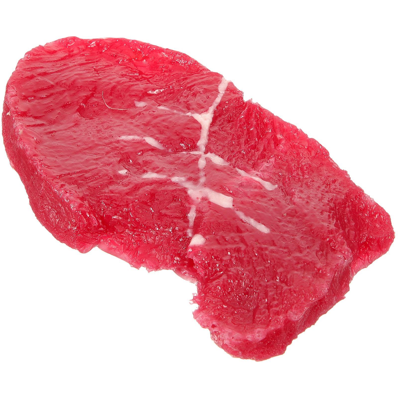 Creative Decorative Fake Meat Decoration Simulated Steak Decor Artificial Sliced Food Prop