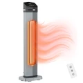 ADVWIN Portable Tower Heater, Outdoor Electric Patio Heater w/Remote/Timer/Tip-over Protection 1500W