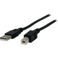 LC7203 5M USB-a Plug To USB-B Plug Lead Usb2.0 - Black
