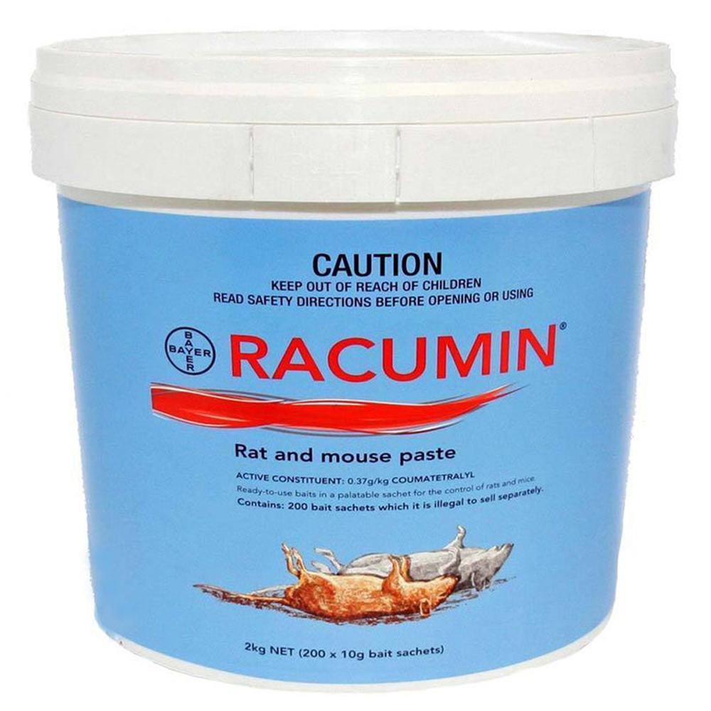 Bayer Racumin Rat & Mouse Rodenticide Rat & Mice Bait Paste 2kg