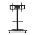 Floor TV Stand Bracket Mount | Swivel Height Adjustable | 32-70 Inch | Black
