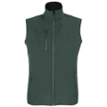 SOLS Womens/Ladies Falcon Softshell Recycled Body Warmer (Forest Green) (L)
