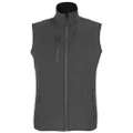 SOLS Womens/Ladies Falcon Softshell Recycled Body Warmer (Charcoal) (S)