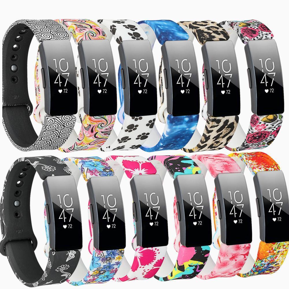 Silicone Patterned Straps Compatible with the Fitbit Inspire / Inspire HR