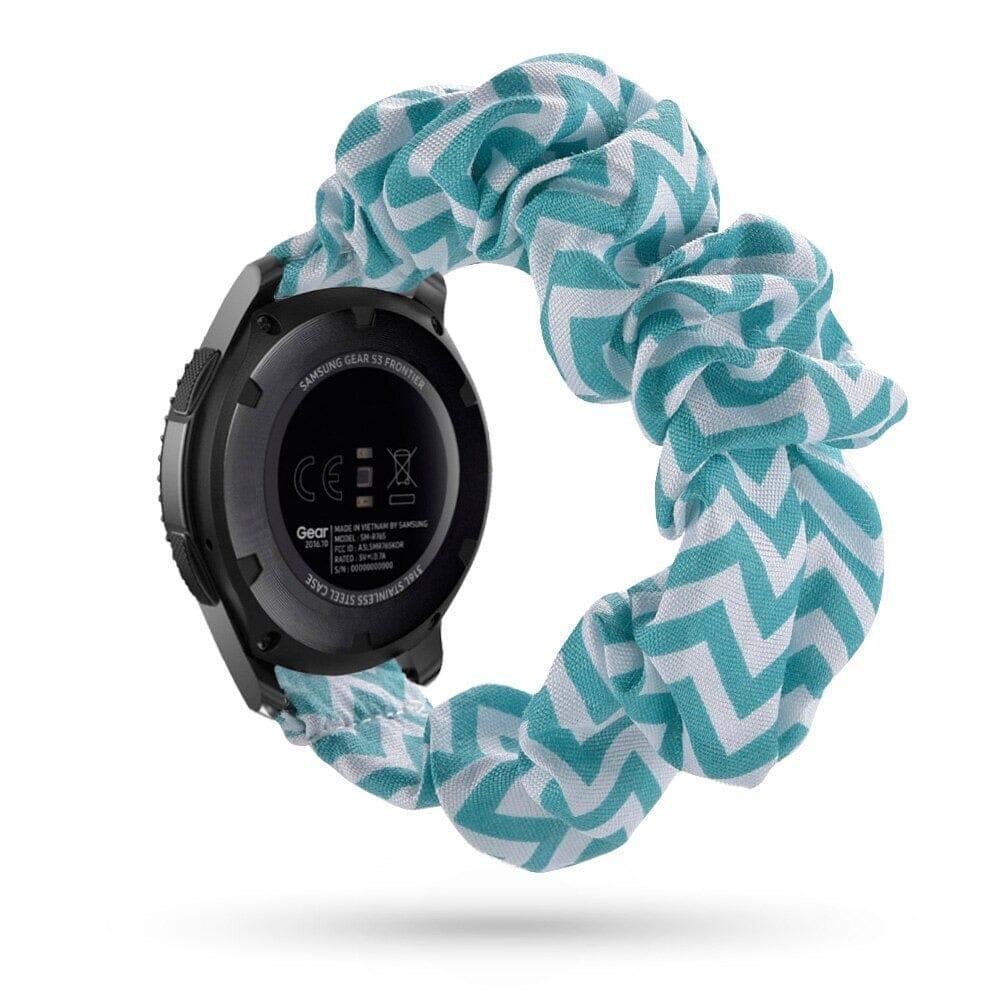 Scrunchies Watch Straps Compatible with the Withings Activite - Pop, Steel & Sapphire