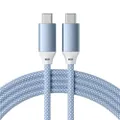 Satechi 2m Male USB-C to Type C 100W Charging Cable For MacBook Pro/Air M2 Blue