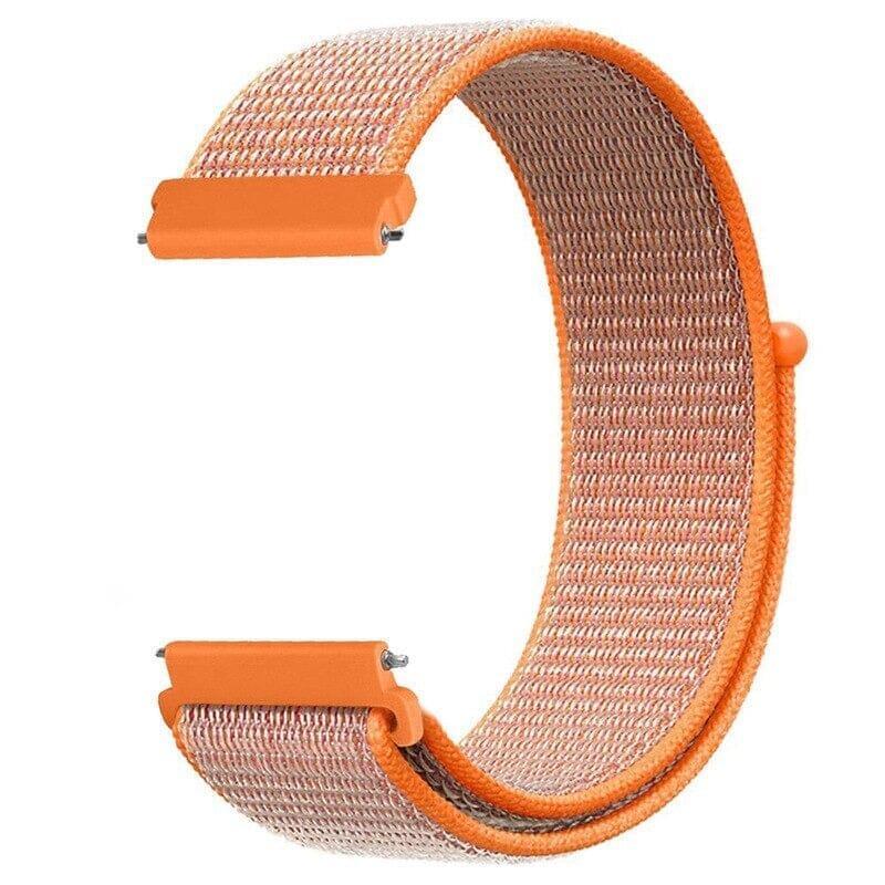 Nylon Sports Loop Watch Straps Compatible with the Ticwatch C2 Rose Gold & C2+ Rose Gold