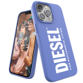 Diesel Silicone Phone Case iPhone 13 Pro Slim Protective Bumper - Blue