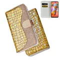 iPhone X Case Wallet Cover Golden