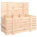Storage Box 91x40.5x42 cm Solid Wood Pine vidaXL