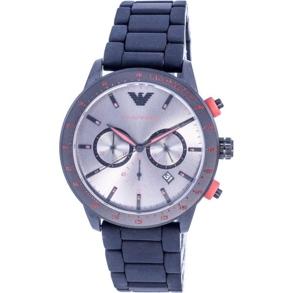 Emporio Armani Mario Chronograph AR11392 Men's Grey Dial Quartz Watch
