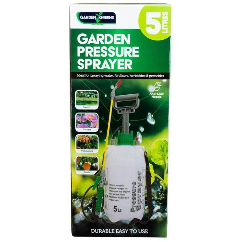 5 Litre Pressure Sprayer Trigger Lock Controlled With Shoulder Harness