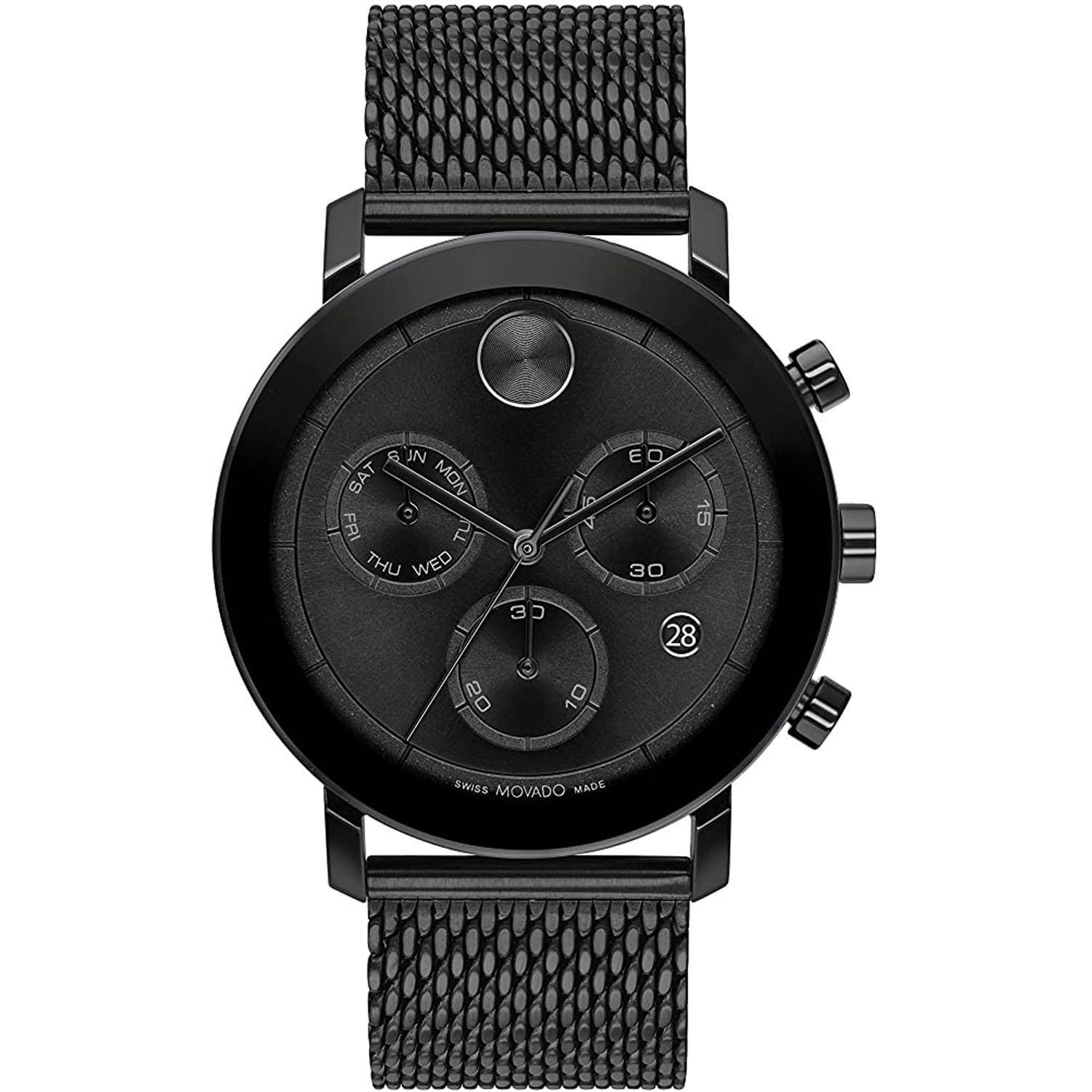 Movado Men's Bold Evolution Black Dial Watch - 3600810