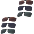 6 PC Glasses Sunglasses Polarized Clip Driver Gafas Polarizadas Para Hombres Clips Womens Baby