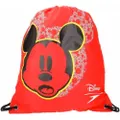 Disney Mickey Mouse Speedo Drawstring Bag (Red/Black) (One Size)