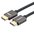 HDMI to HDMI Male to Male UltraThin 4K@60Hz 18Gbps High Speed Cable with Ethernet for Laptop,Game Monitor,PS3,PS4,Blu-ray,Netflix Projector ect