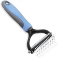 2-sided Undercoat Rake For Cats And Dogs Safety Comb Comb To Remove Loose Undercoat Mats Tangles And Knots