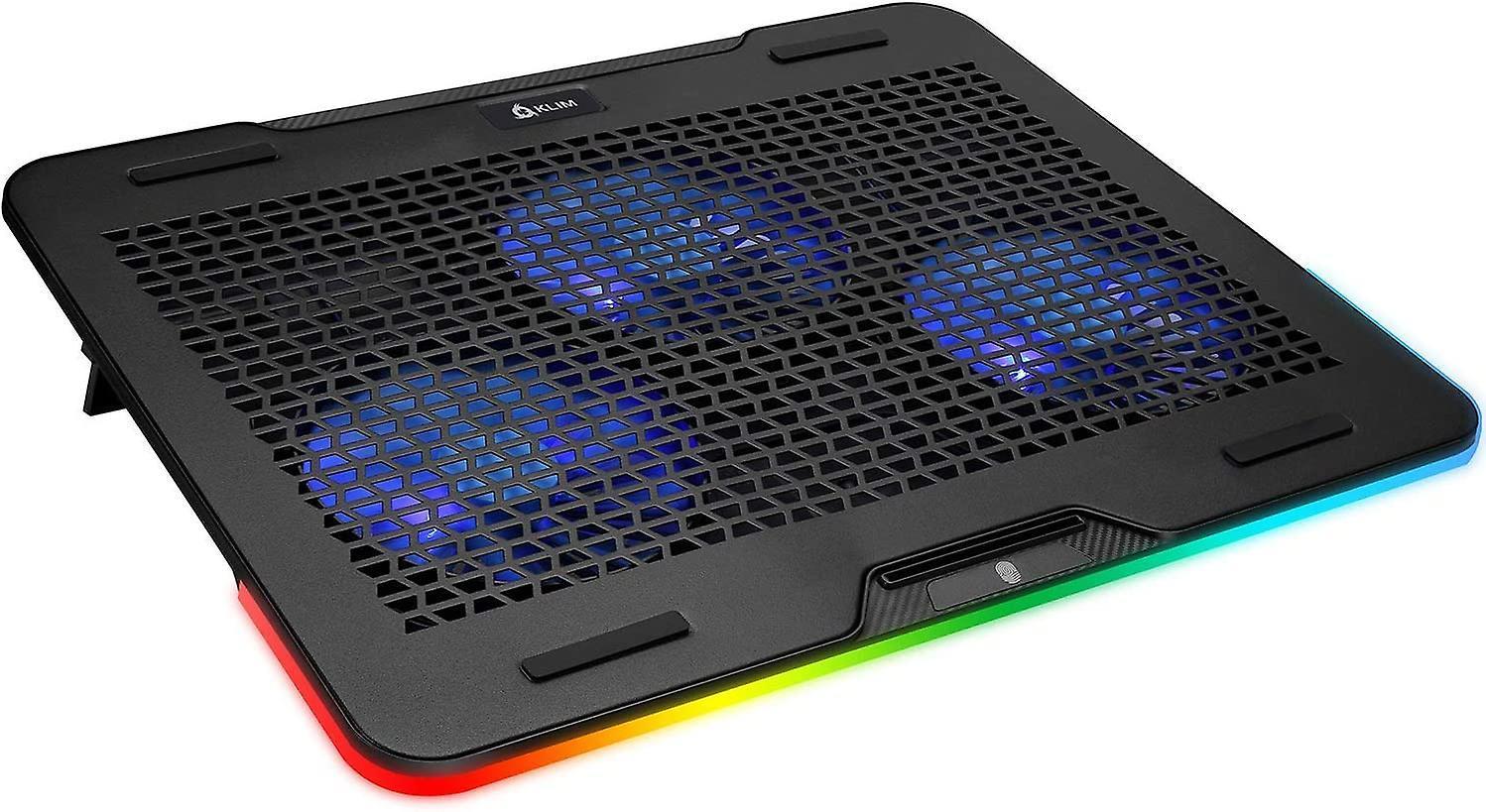 Laptop Cooler Rgb Lighting Gaming Laptop Holder Usb Fan Stable And Rugged