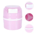 Eyelash Tool Jar Lash Glue Storage Organizer Glue Storage Box Eyelash Extension Jar Cosmetic Storage Tank Pink