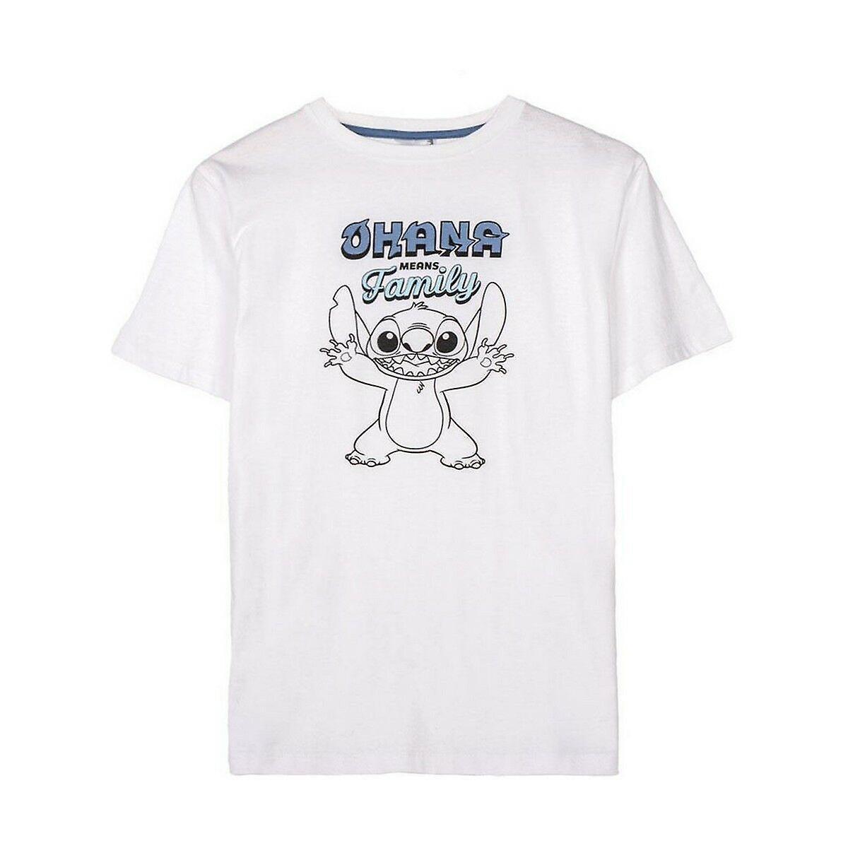 Disney: Lilo and Stitch - Stitch Ohana T-Shirt - Blue (Size: S)