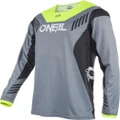 Oneal 22 ELEMENT FR JERSEY HYBRID GREY/NEON