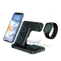 Voctus Wireless Charger 15W Fast Charging Station Pad Apple Watch iPhone AirPods