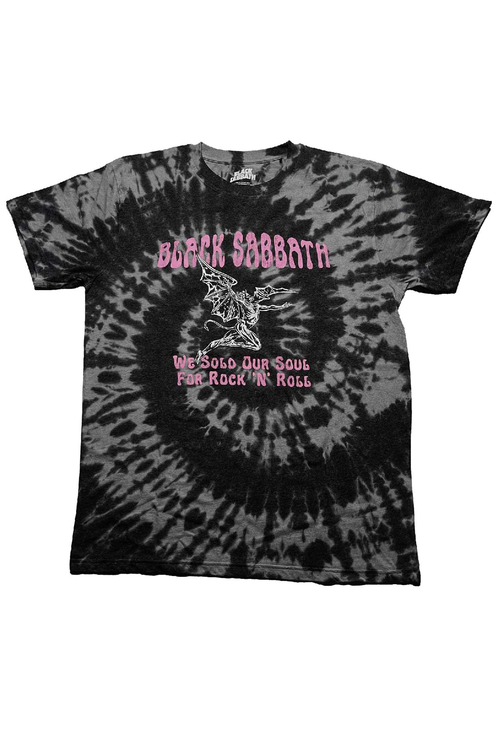 Black Sabbath T Shirt We Sold Our Soul For Rock N Roll new Official Unisex Black
