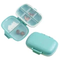 Pill Box Medicine Organizer Dispenser Box Case Travel Tablet Container Holder Blue