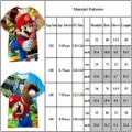 Goodgoods Girls Boys Cute Cartoon Super Mario Series T-Shirt Crewneck Short Sleeve Novelty Tops Tee(Style A,#130)