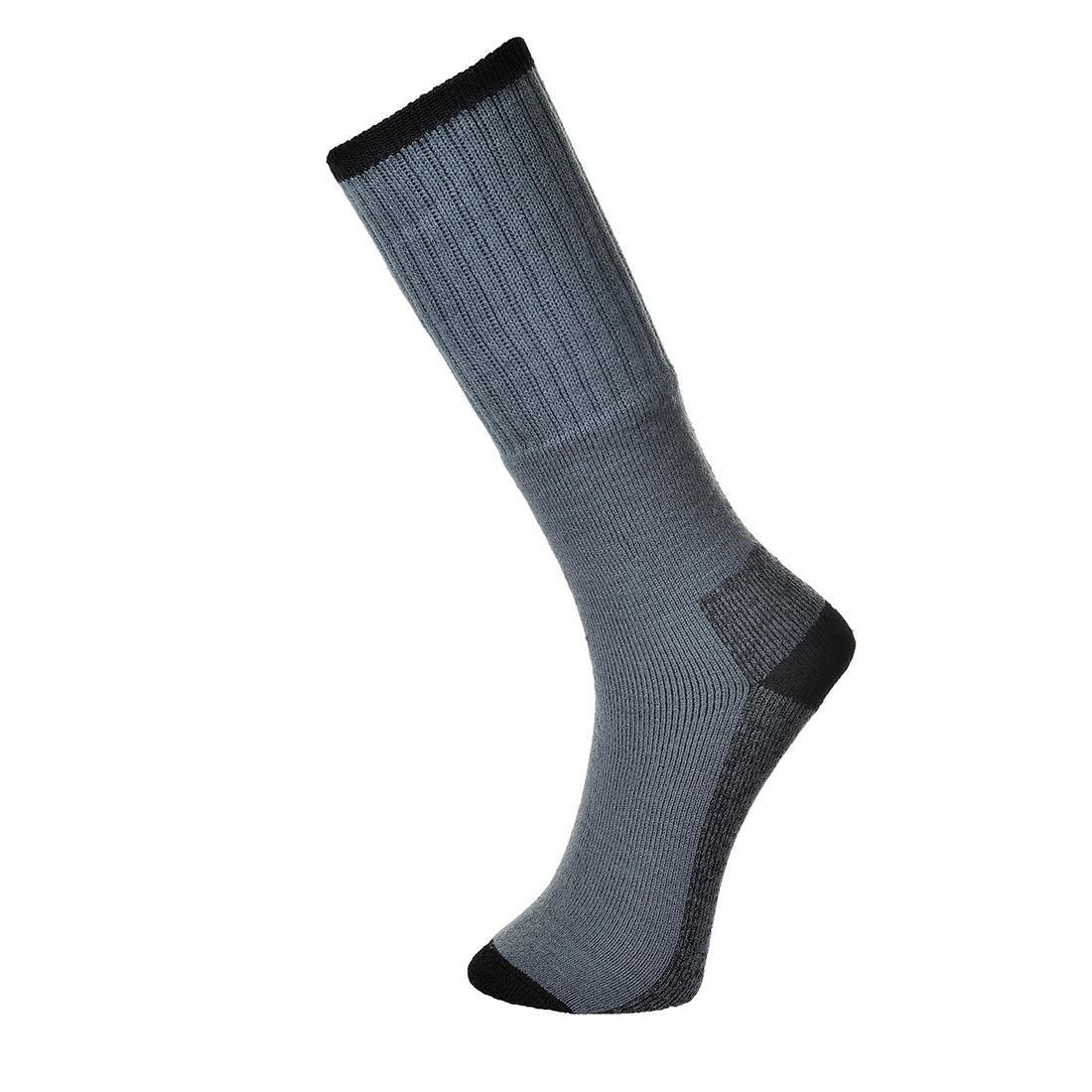 Portwest Unisex Adult Work Socks (Pack of 3) (Grey) (6 UK-9 UK)