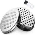 Cheese Grater With Food Storage Container And Lid Vegetable Chopper,perfect For Hard Parmesan Or Soft Cheddar Cheeses, Vegetables, Chocolate