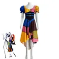 Tim Burton's The Nightmare Before Christmas Sally Finkelstein Role Play Costume Party Dress (Size:XL)