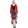 Hocus Pocus Mary Sanderson Women Role Play Costume Fancy Dress (Size:XL)