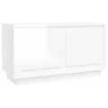 TV Cabinet High Gloss White 80x35x45 cm Engineered Wood vidaXL