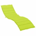 Sun Lounger Cushion Bright Green 200x50x3cm Oxford Fabric vidaXL
