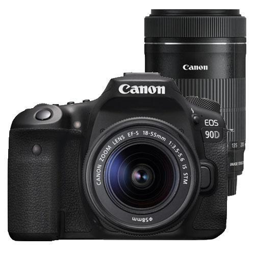 Canon EOS 90D (TWIN 55-250mm) DSLR Camera