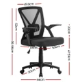 【Sale】Gaming Office Chair Mesh Computer Chairs Swivel Executive Mid Back Black