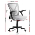 【Sale】Office Chair Gaming Executive Computer Chairs Study Mesh Seat Tilt Grey