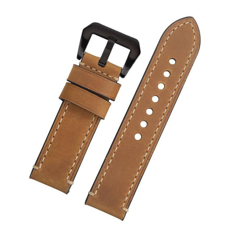 Retro Leather Straps Compatible with the Garmin Forerunner 965