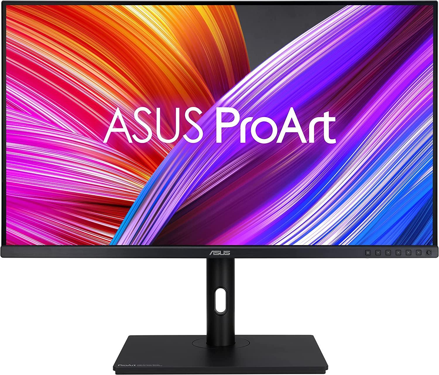 ASUS ProArt Display 31.5” 1440P Monitor (PA328QV) – IPS, QHD (2560 x 1440), 100% sRGB, 100% Rec.709, Color Accuracy ΔE < 2, Calman Verified, DisplayPort, HDMI, USB Hub, Height Adjustable,BLACK