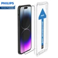 Philips High Transparency Protective Film Tempered Glass LCD Screen Protection for iphone 14 Pro Max (6.7") DLK1206