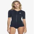 Roxy Essentials Short Sleeve Zipped Rash Vest