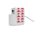 61W Wall Charger Wrap (160mm x 40mm), Paper Leather, Palm Trees