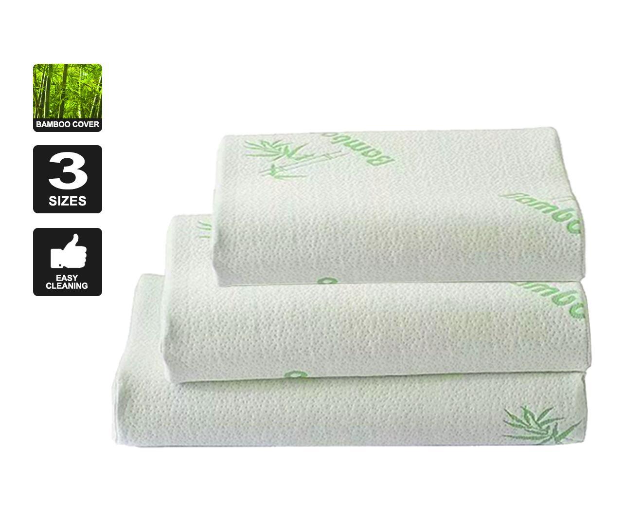 Vivva Bamboo Memory Foam Pillow Contour Bed Fabric Neck Shoulder Support Pillow (50*30cm)