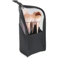 Makeup Brush Organizer Bag Travel Artist Brushes Holder Stand-up Makeup Cup Waterproof Dust-proof Cosmetic Brush Holder Pouch Case With Zipper